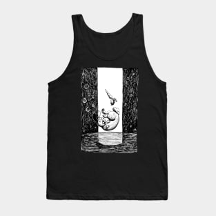 Rabbit fall in the  hole Tank Top